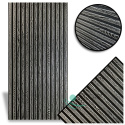 Deckenlamellen schwarz und silber
