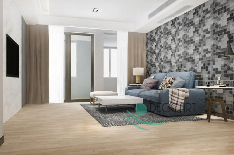 Grey Marble PVC Panel in Bedroom Grey Marble PVC Panel in Bedroom