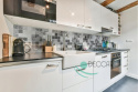 Pancel PVC Grey Marble in the kitchen