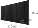 Felt wall panel with 3D design – decorative and practical photo display board