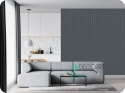 Modern Felt Wall Panels in the Living Room