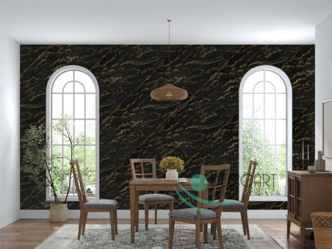 Wall Panels 3D Ceiling Cassettes | Boulder Black & Gold | 100x50 cm Wall Panels 3D Ceiling Cassettes | Boulder Black & Gold | 100x50 cm