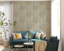 Stylowy salon z panelami samoprzylepnymi