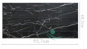 Panel ścienny PCV Black Marble