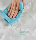 The panels can be cleaned with a damp cloth