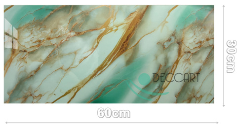 Płytka ścienna 60x30 zielona złota Płytka ścienna 60x30 zielona złota